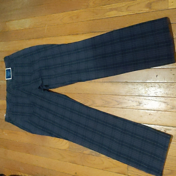 Charter Club, new tummy slimming straight leg black and brown pant, 8P, NWT - Picture 5 of 9